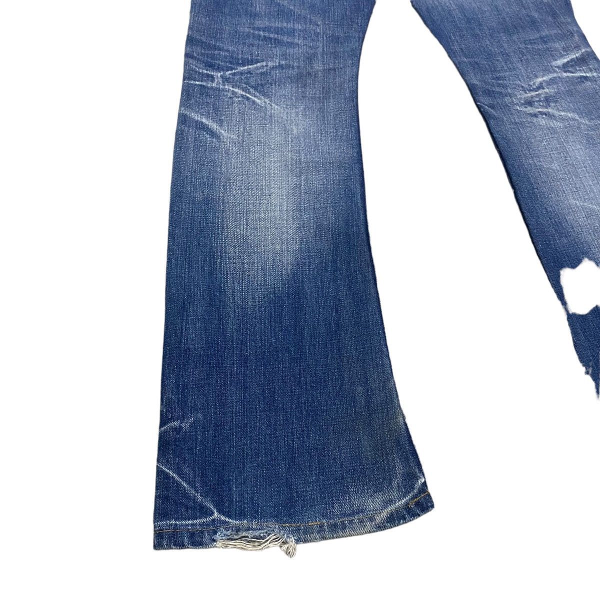 JACKROSE Jackrose Distressed Denim Flare Jeans Size US 31 - 15 Thumbnail