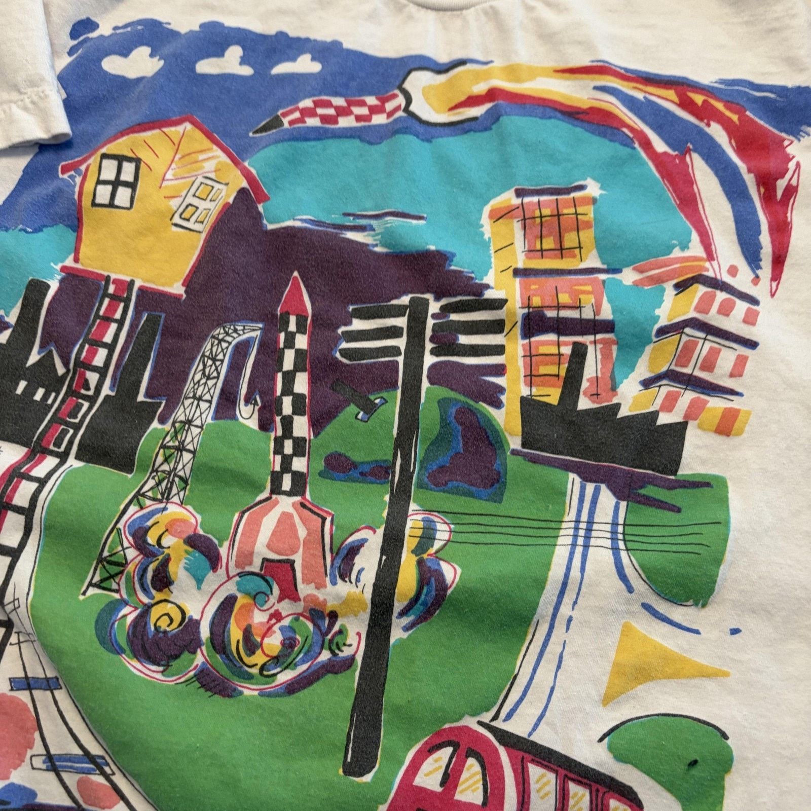 Vintage Vintage P.A. Enterprises Rocket Shirt XL Andrew Tyler Space Size US XL / EU 56 / 4 - 6 Thumbnail