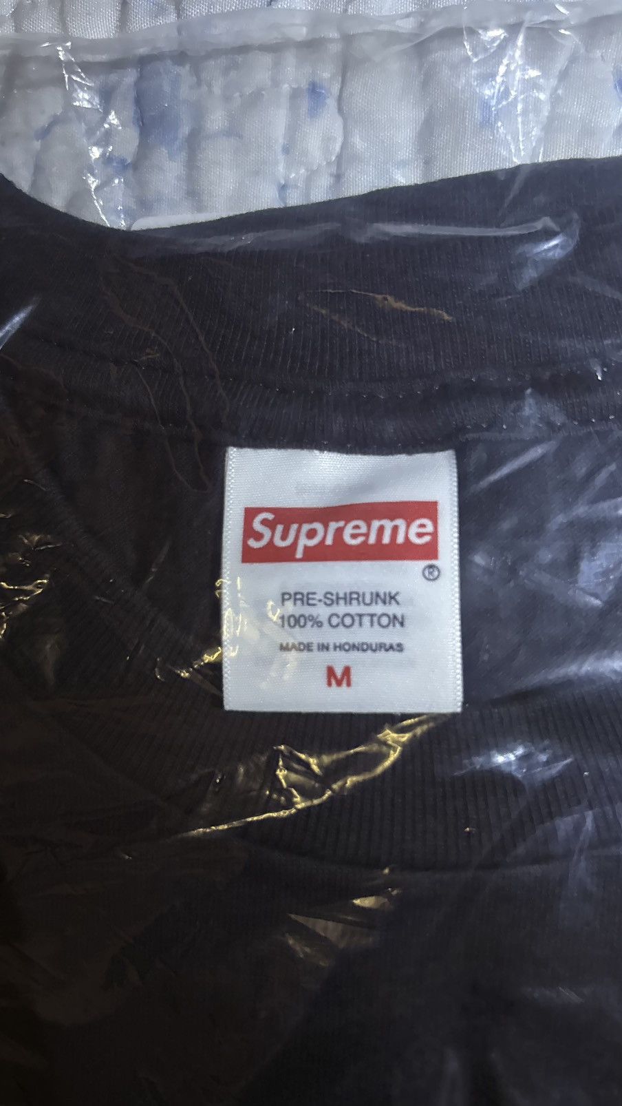Supreme Supreme® “Naughty” Tee, Black (M) [F/W 2025, Week 17] Size US M / EU 48-50 / 2 - 3 Thumbnail