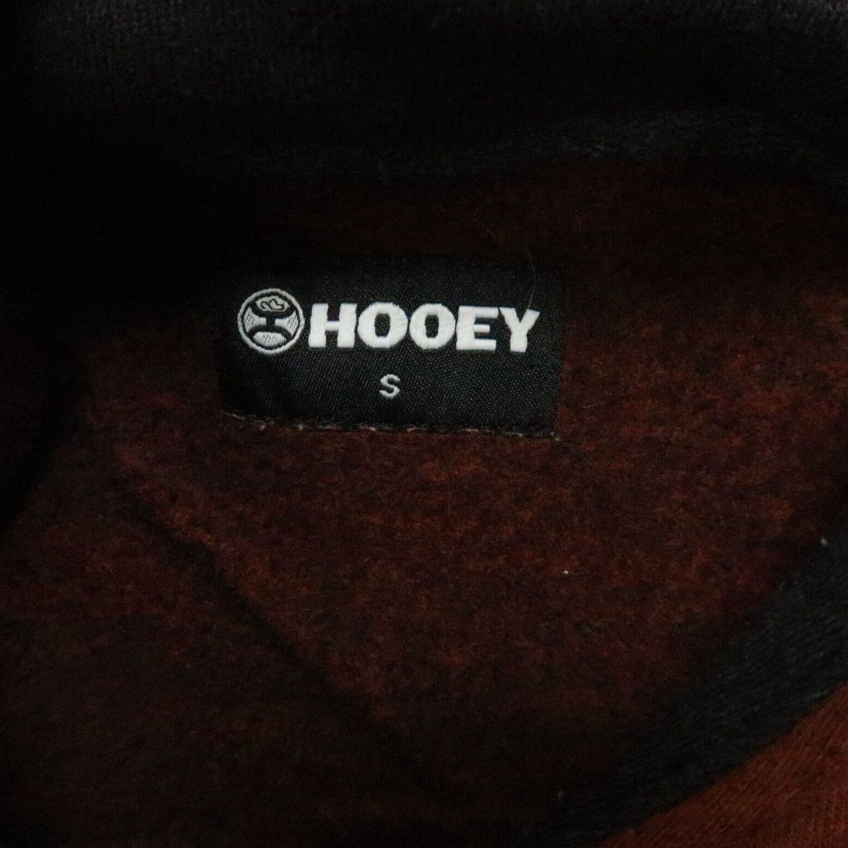 Vintage Hooey Hoodie Womens Small Red Rust Heather Marfa Pullover Hooded Pockets Size S / US 4 / IT 40 - 3 Thumbnail
