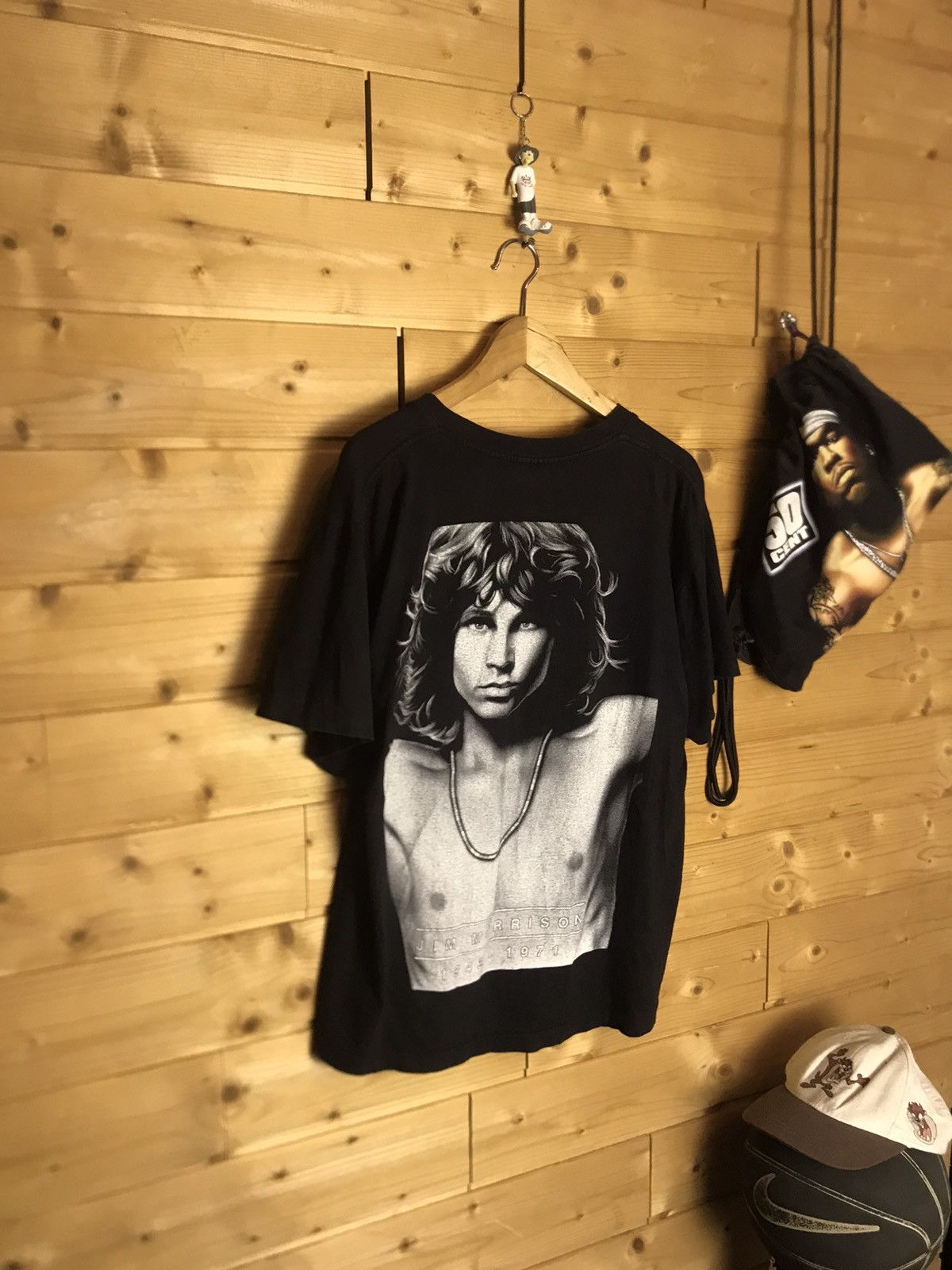 Band Tees Rare Vintage Jim Morrison 1943 - 1971 single stitch t-shirt Size US L / EU 52-54 / 3 - 8 Thumbnail