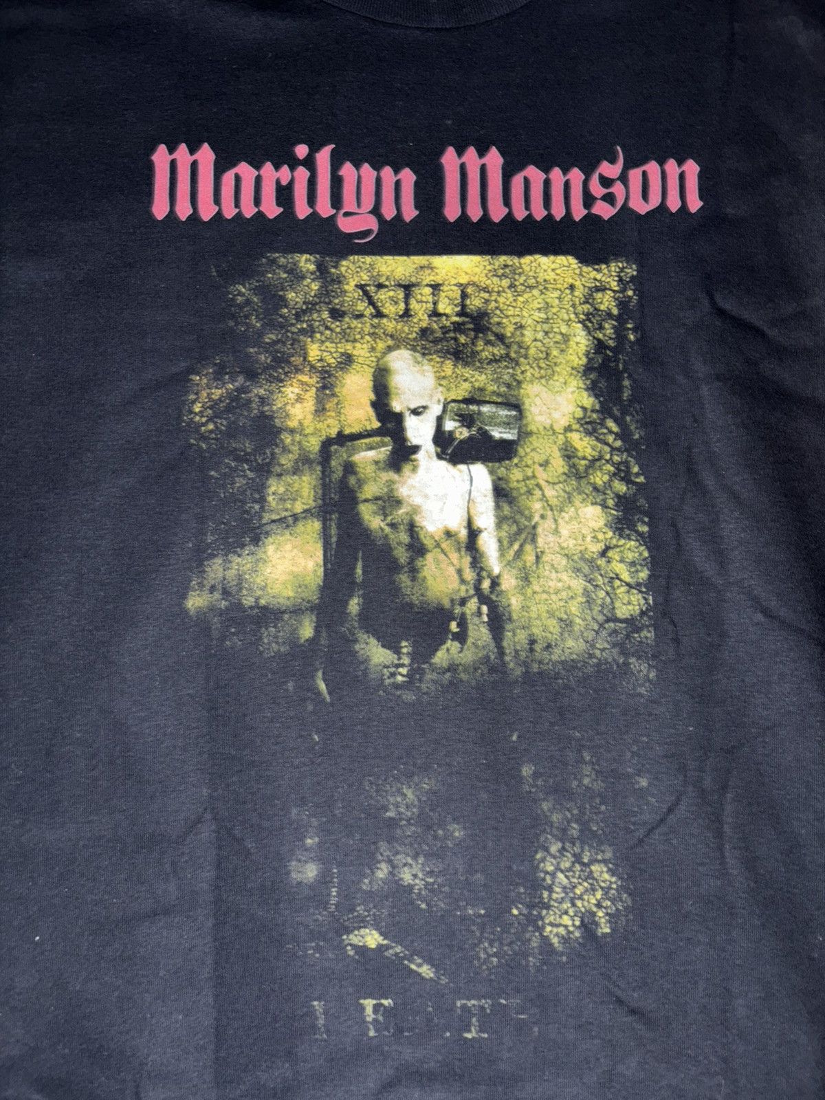 Marilyn Manson Rare Vintage Marilyn Manson Holywood Tour merch shirt Size US L / EU 52-54 / 3 - 2 Thumbnail