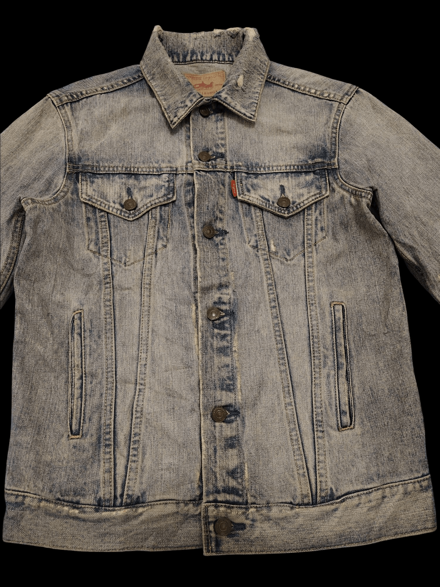 Japanese Brand 💥Insane💥 Ungrid 211407180904 Distressed denim Jacket Size M / US 6-8 / IT 42-44 - 4 Thumbnail