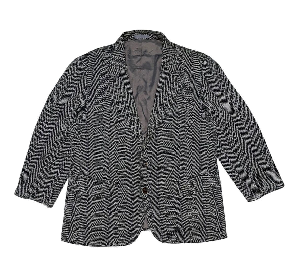 Burberry BURBERRY WOOL & CASMERE Blazer Jacket Size US M / EU 48-50 / 2 - 2 Thumbnail