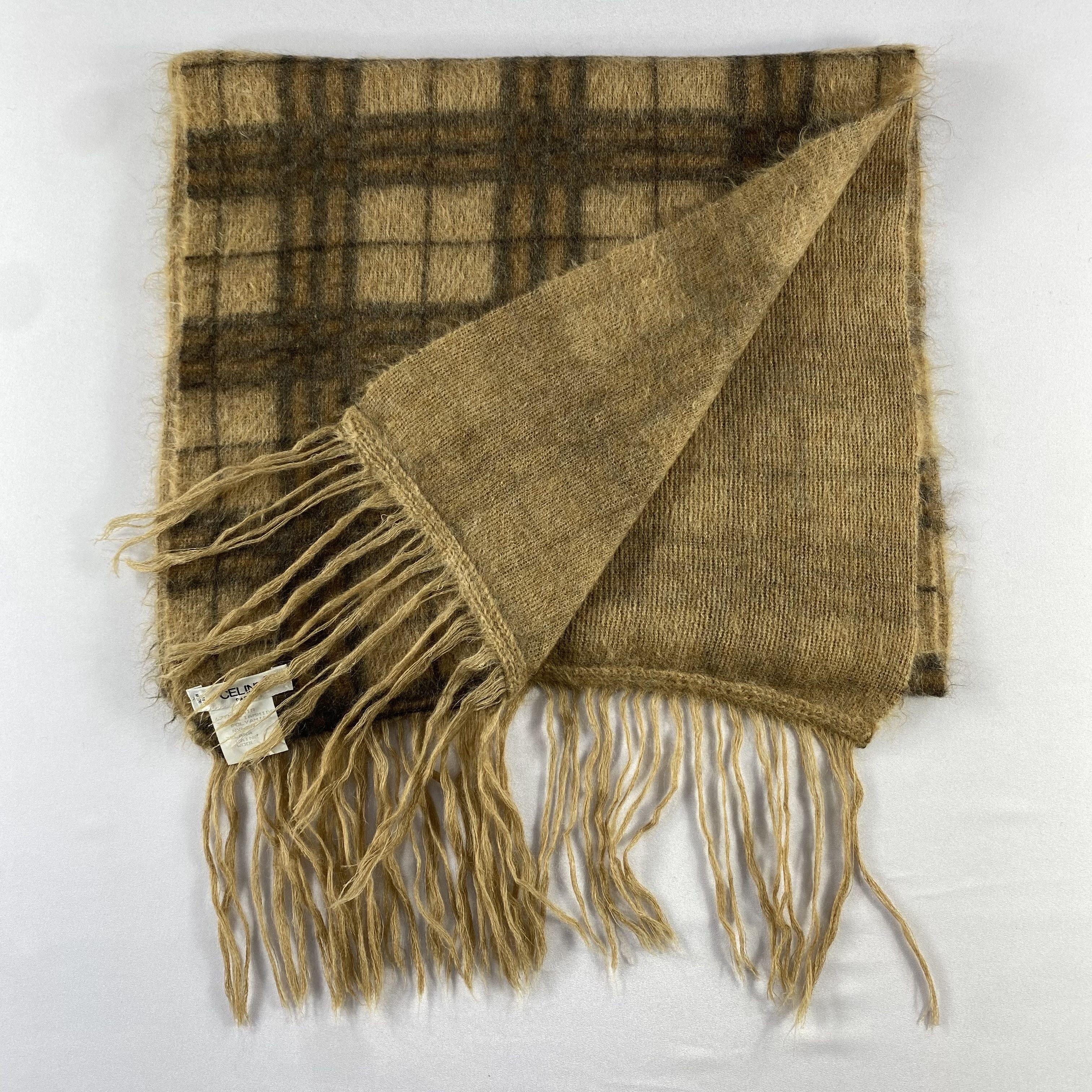 Celine Vintage Celine Scarf Neck Wrap Wool Muffler Size ONE SIZE - 4 Thumbnail