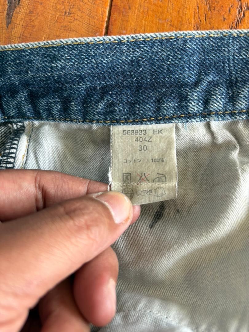 Paul Smith VTG Paul Smith Distressed Denim Pant Design Selvedge Rare Size US 30 / EU 46 - 16 Thumbnail