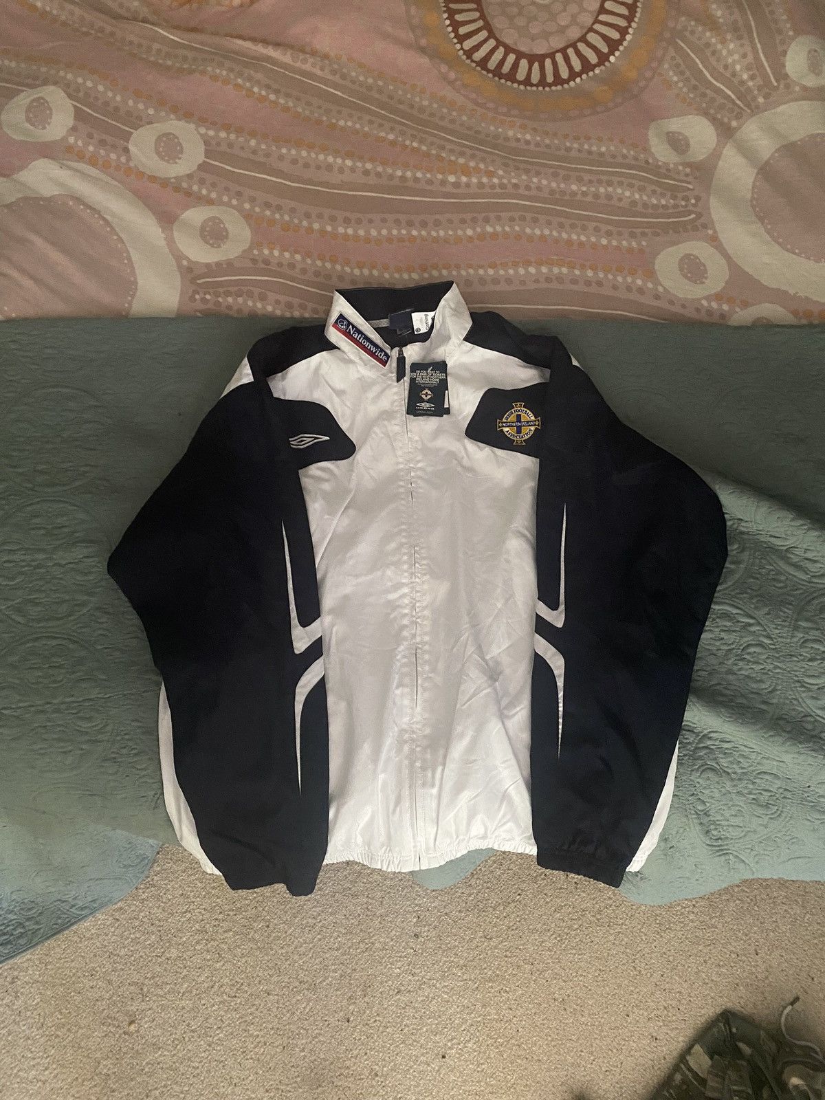 Umbro Vintage Northern Ireland Training Jacket Size US XXL / EU 58 / 5 - 7 Thumbnail