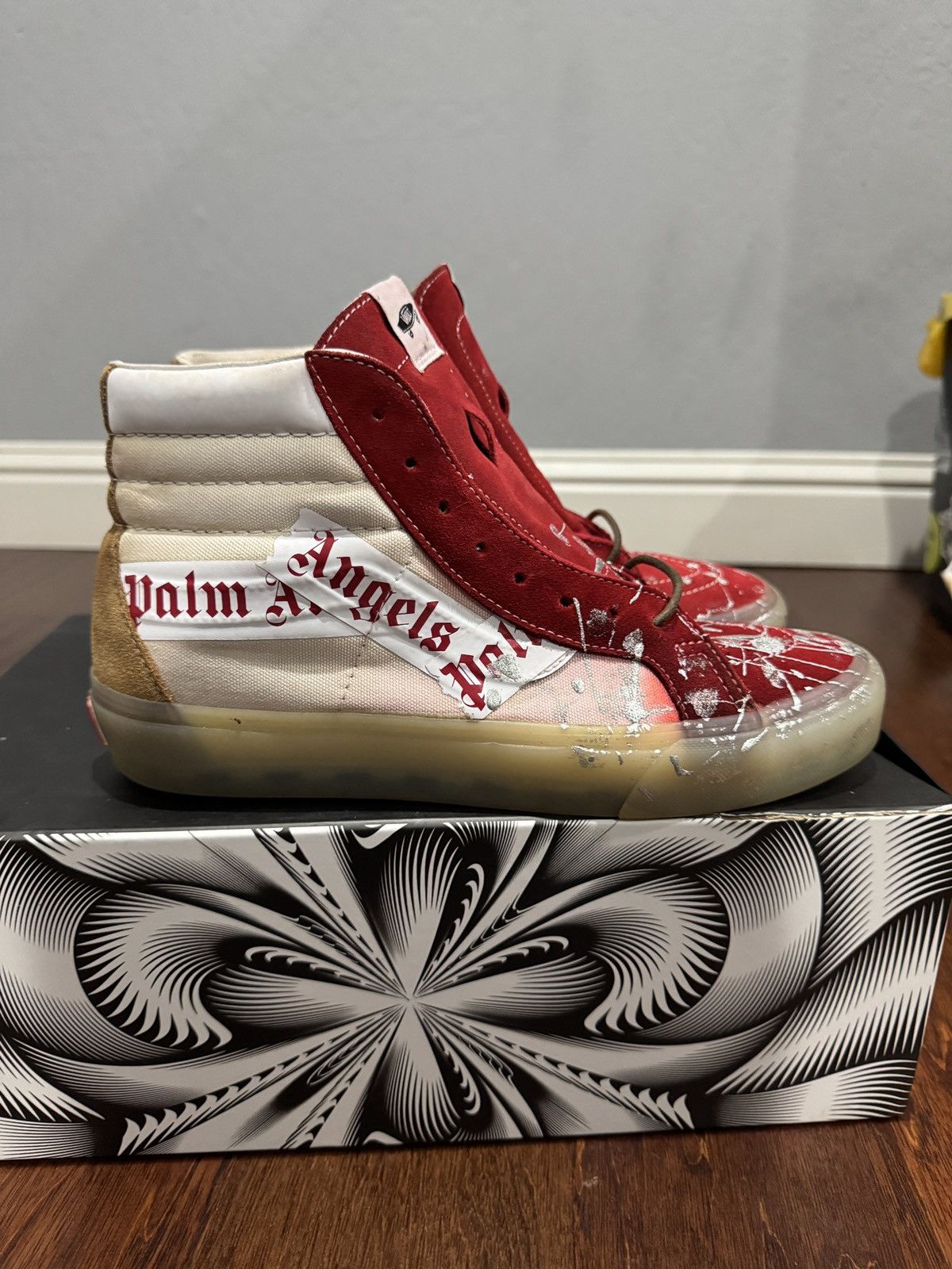Palm Angels × Vans Palm Angels x Vans Sk8-Hi Reissue Size US 9 / EU 42 - 2 Thumbnail