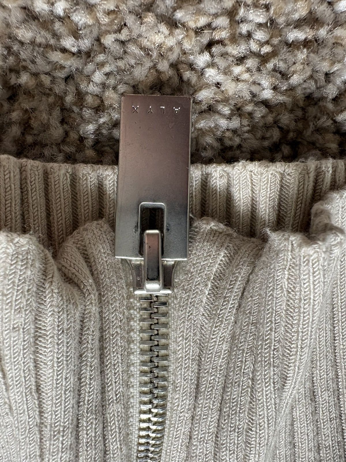 1017 ALYX 9SM Beige cream alyx 1017 zip up sweater Size US M / EU 48-50 / 2 - 2 Thumbnail