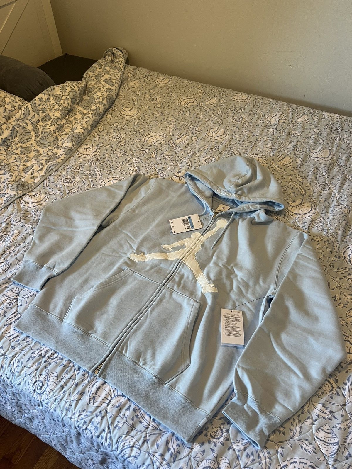 Jordan Brand × Supreme Supreme x Jordan Zip Up Hooded Sweatshirt