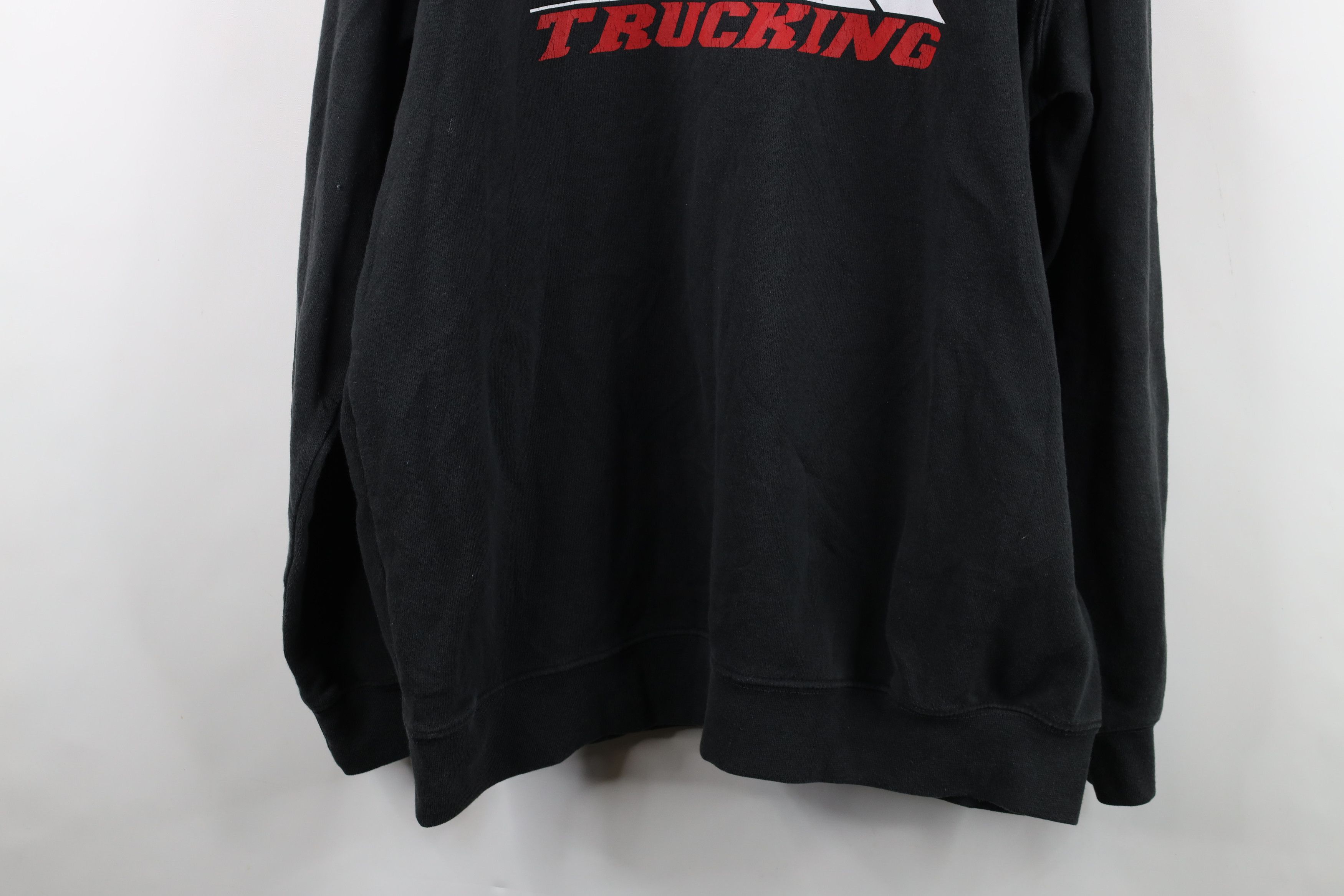 Carhartt Vintage Y2K Carhartt Spell Trucking Heavyweight Hoodie Black Size US XL / EU 56 / 4 - 14 Thumbnail