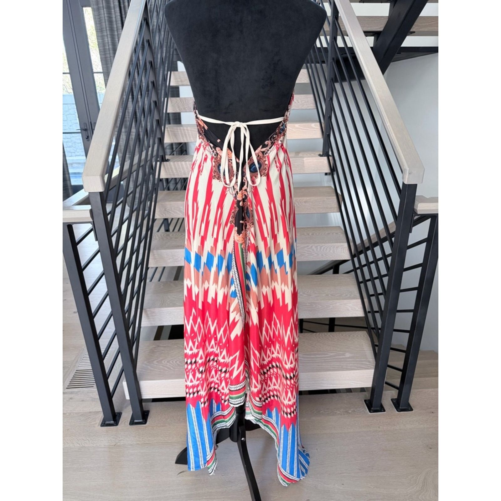 Other Red Bohemian Halter Maxi Dress size S Size S / US 4 / IT 40 - 10 Thumbnail