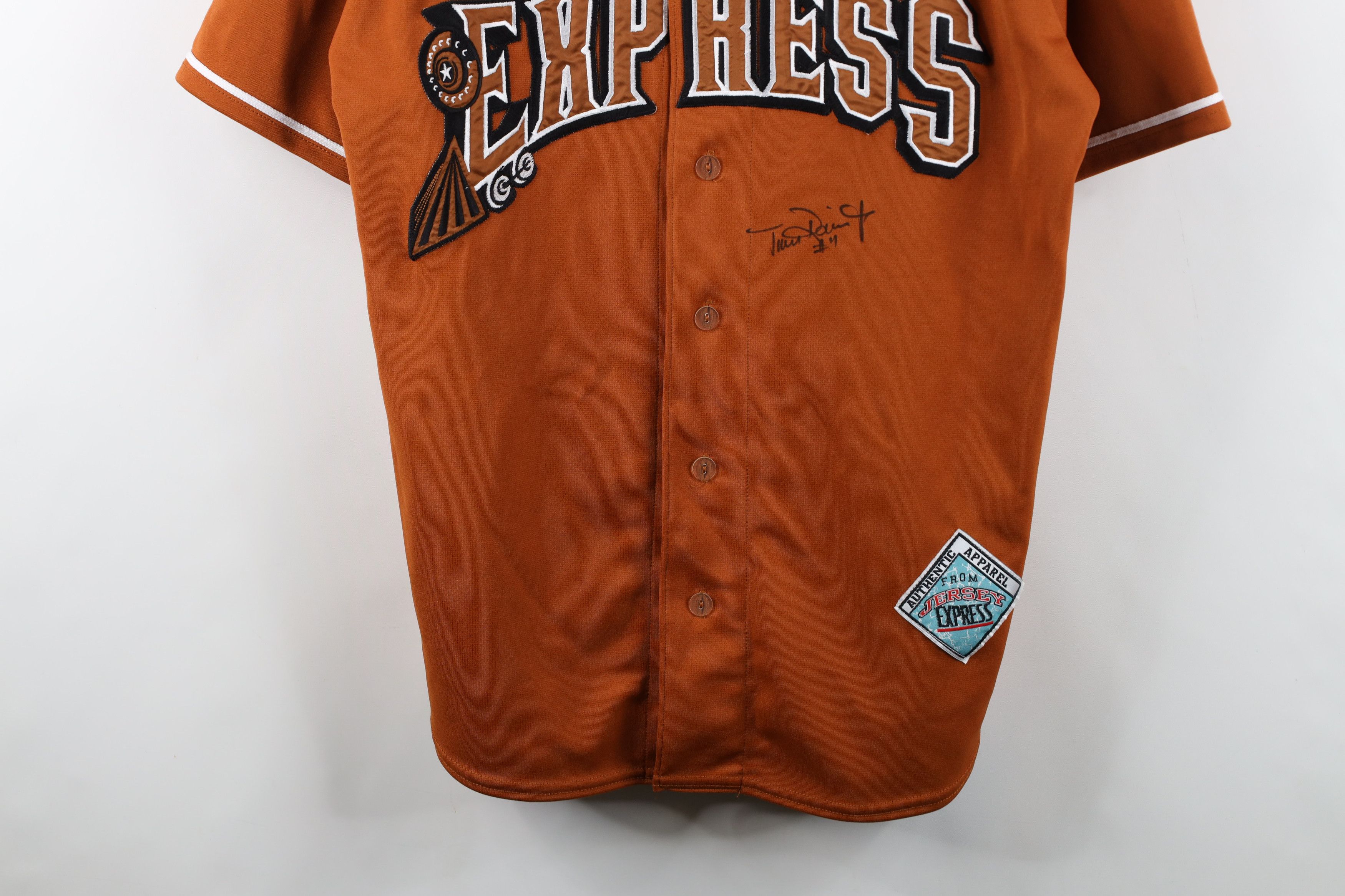 Vintage Autographed Round Rock Express Minor League Baseball Jersey Size US XXL / EU 58 / 5 - 3 Thumbnail