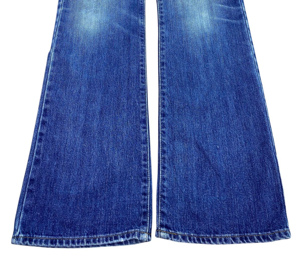 Gap GAP Faded Blue Wash Whiskered Style Boot Cut Jeans Size US 32 / EU 48 - 5 Thumbnail