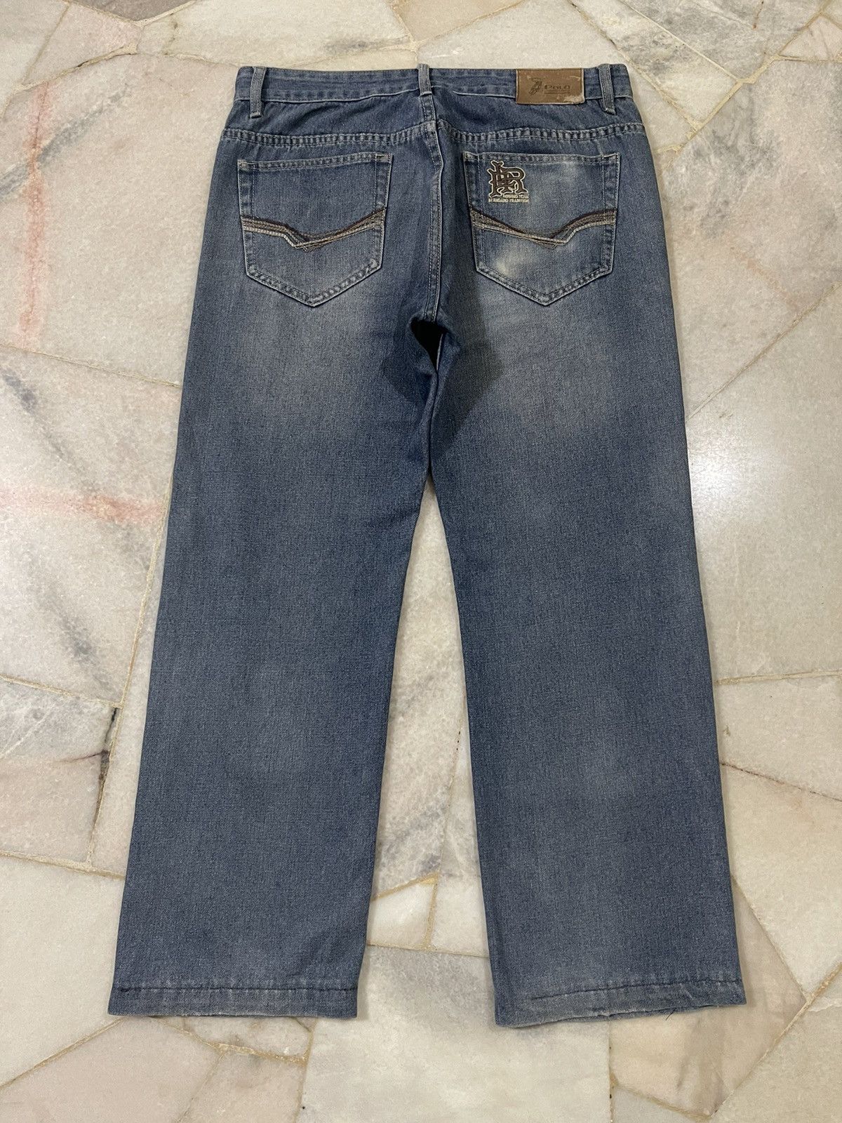 Polo Ralph Lauren POLO Big Classic Embroidered Logo Regular Fit Jeans Size US 34 / EU 50 - 12 Thumbnail