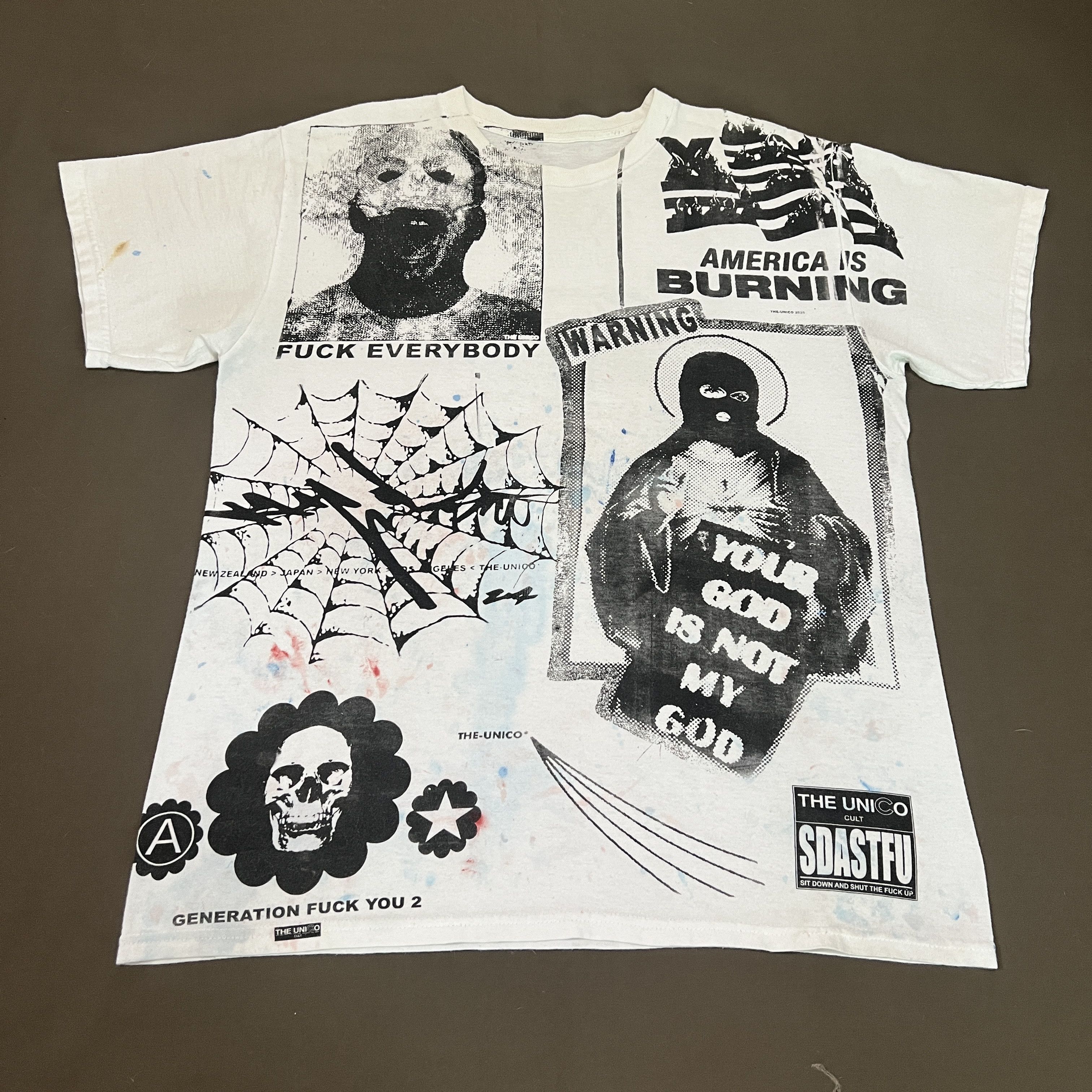 Japanese Brand The Unico Cult Tee streetwear Size US L / EU 52-54 / 3 - 3 Thumbnail