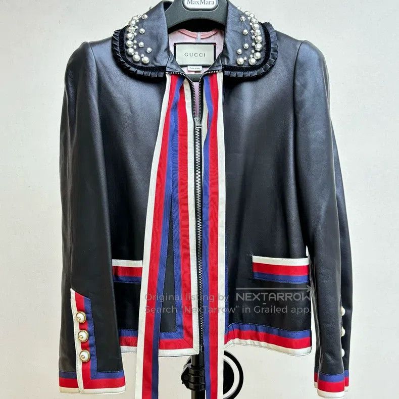 Gucci Gucci Black soft sheepskin jacket Size XS / US 0-2 / IT 36-38 - 5 Thumbnail