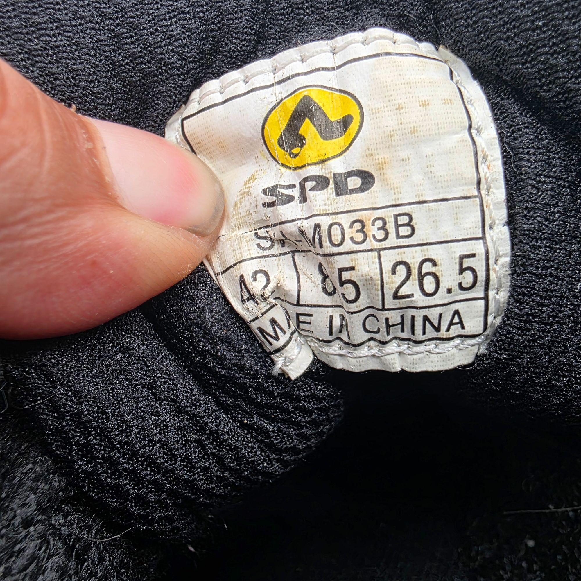 Other Shimano SH-M033B Mens SPD Cycling Shoes Size 8.5 Black Gray Size US 8.5 / EU 41-42 - 6 Thumbnail