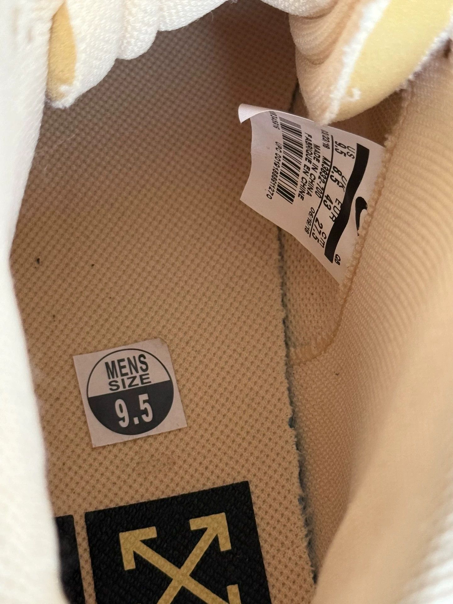 Nike × Off-White OFF-WHITE x Nike Blazer 'All Hallows Eve' OG 9.5 Size US 9.5 / EU 42-43 - 8 Thumbnail