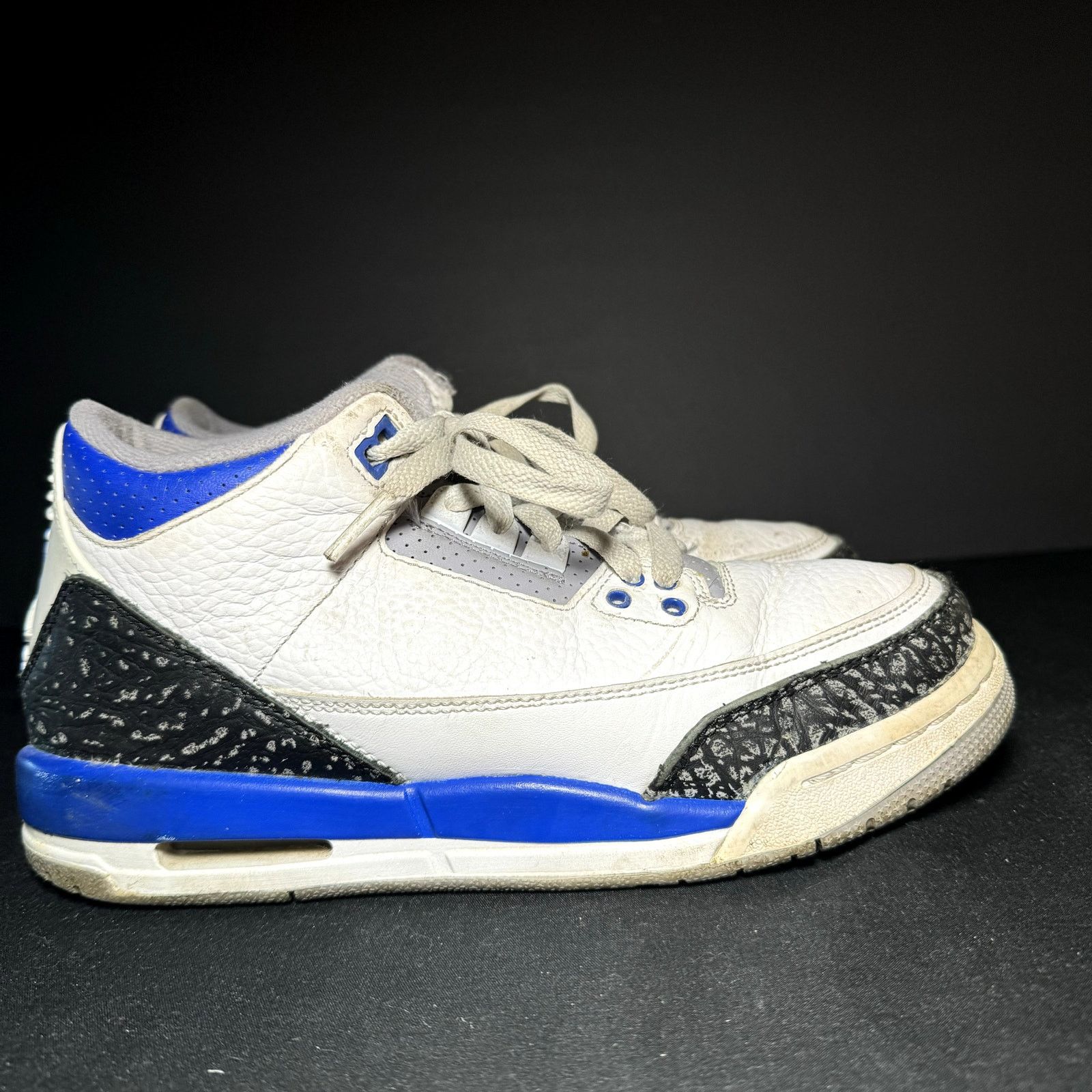 Jordan Brand × Nike Nike Air Jordan 3 Retro GS Racer Blue Men's Shoes - Size 7 Size US 7 / EU 40 - 1 Thumbnail