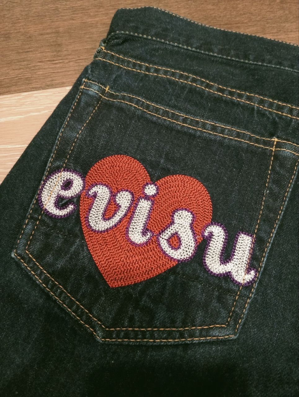 Evisu EVISU DONNA SELVEDGE JEANS - SIZE 28 Size 28" / US 6 / IT 42 - 4 Thumbnail
