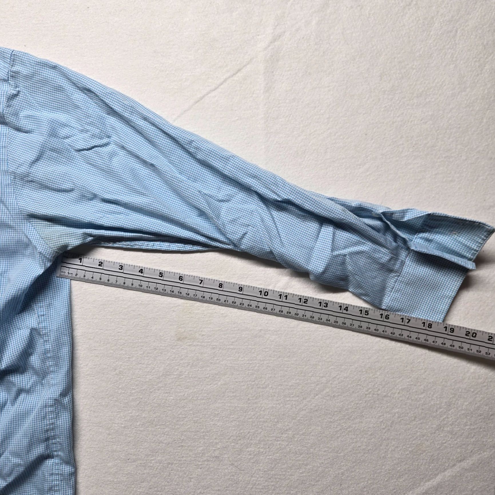 Kenneth Cole Kenneth Cole REACTION Blue Check Button Up Shirt Long Sleeve Adult Men's XL Size US XL / EU 56 / 4 - 5 Thumbnail