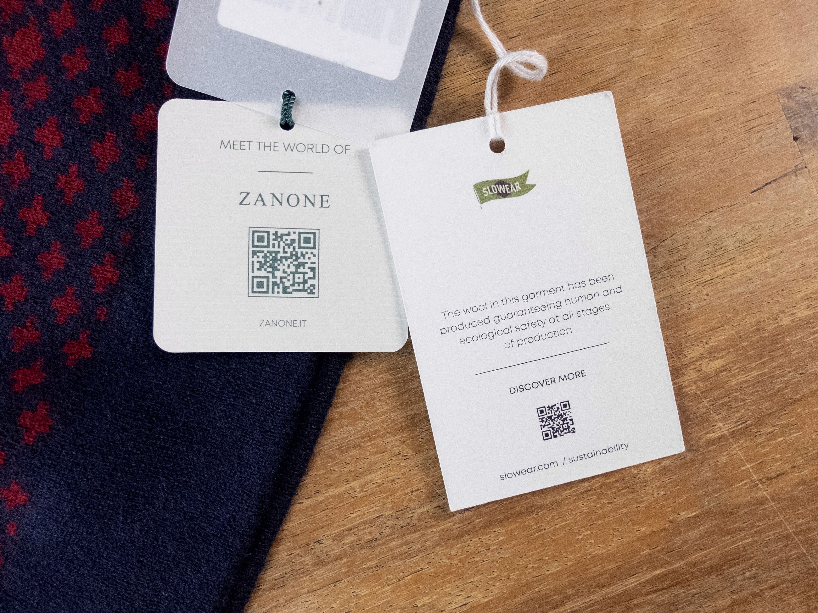 Zanone ZANONE navy blue crewneck wool sweater XXL / 54 IT q Size US XXL / EU 58 / 5 - 5 Thumbnail
