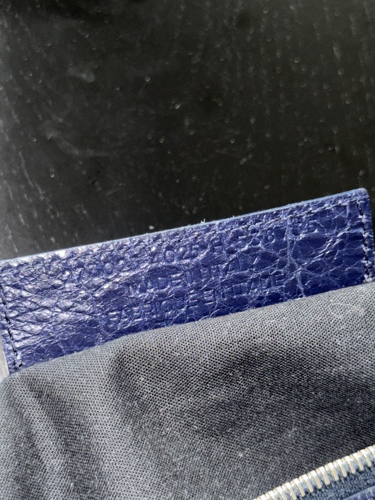 Balenciaga Balenciaga Leather Classic Clip Moto Clutch Size ONE SIZE - 7 Thumbnail
