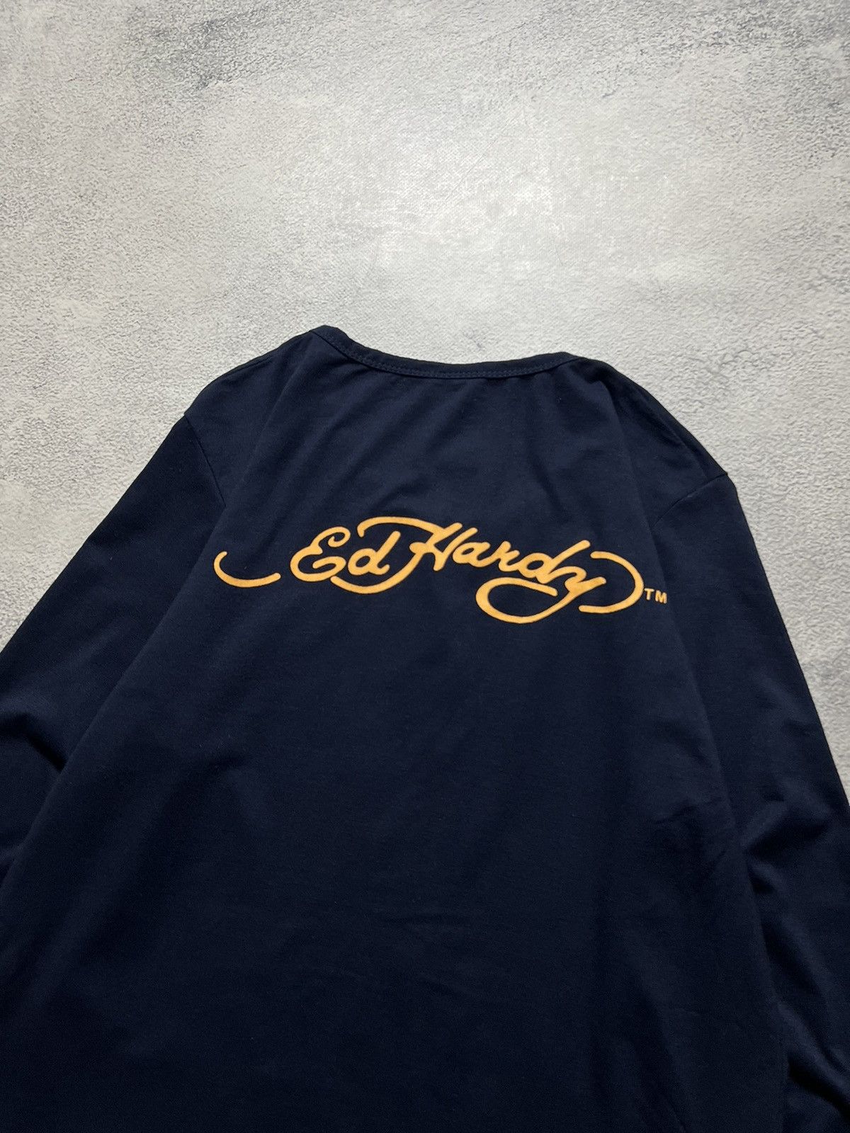 Ed Hardy Vintage Y2k Ed Hardy Dangerous Skull ☠️ Long Sleeve 00’s Size M / US 6-8 / IT 42-44 - 7 Thumbnail