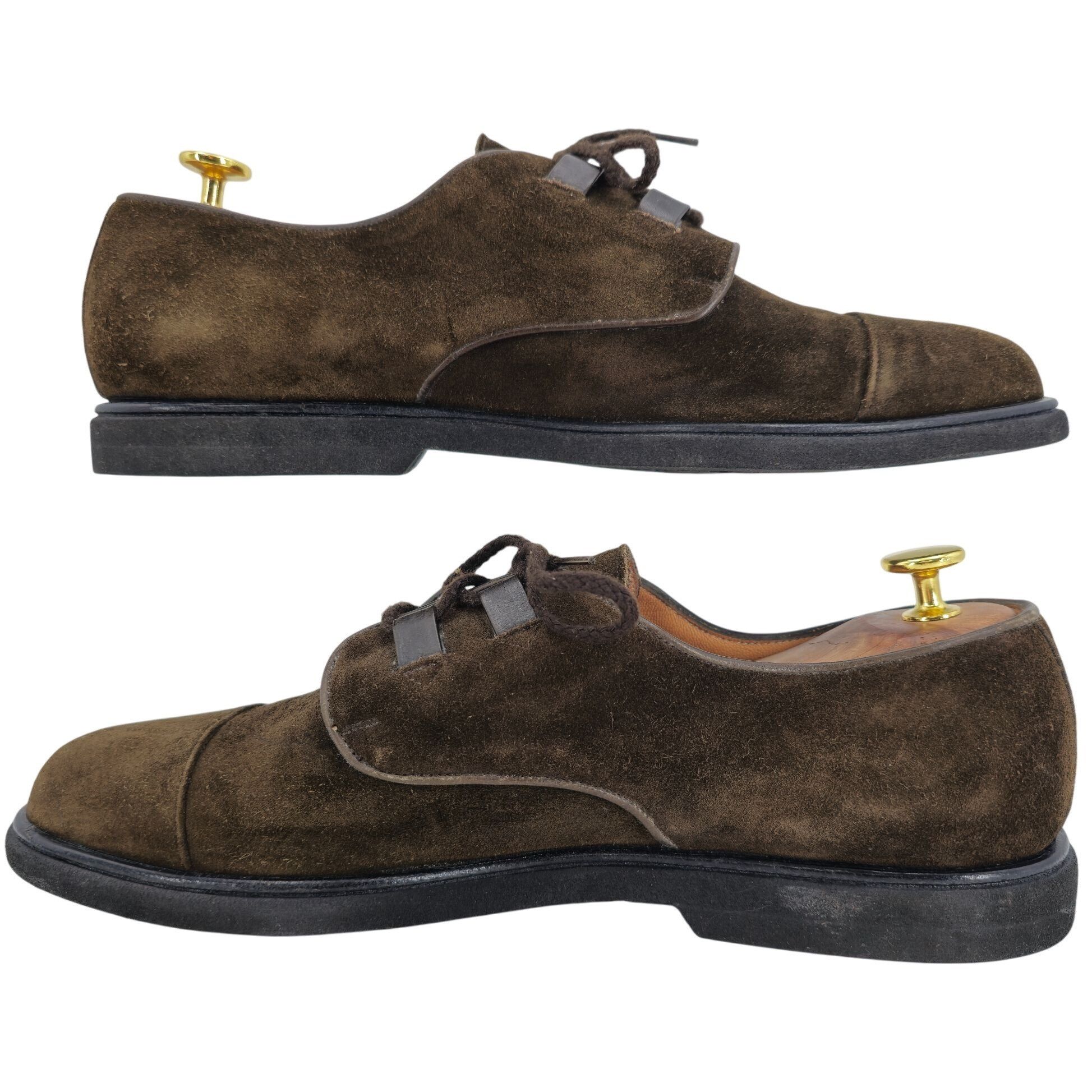 Bally Vintage Bally Switzerland Brown Suede Dress Shoes Mens 10.5 Size US 10.5 / EU 43-44 - 8 Thumbnail