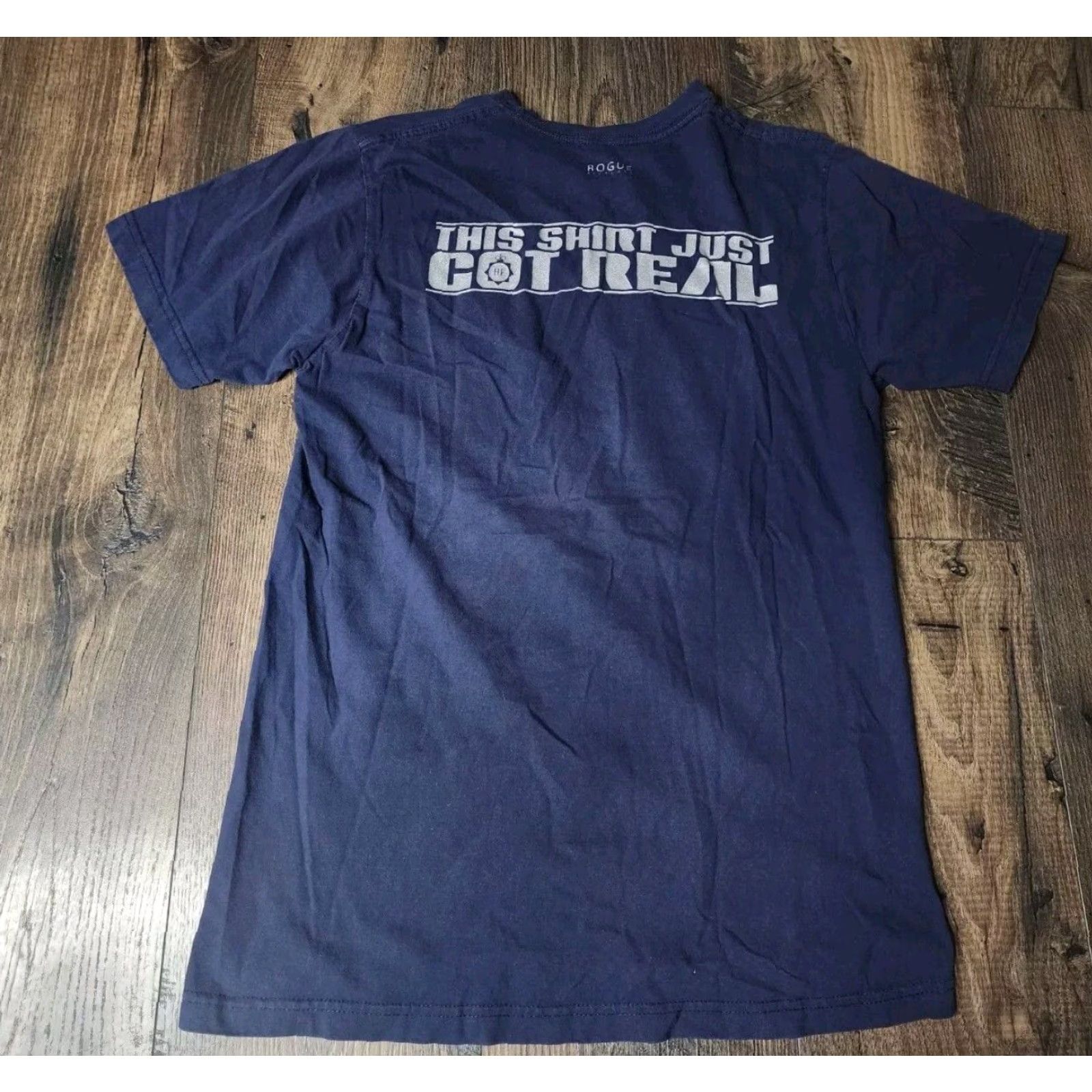 Tultex VINTAGE Hot Fuzz Movie Promo Double Sided T Shirt Blue M Mens Size US M / EU 48-50 / 2 - 2 Thumbnail
