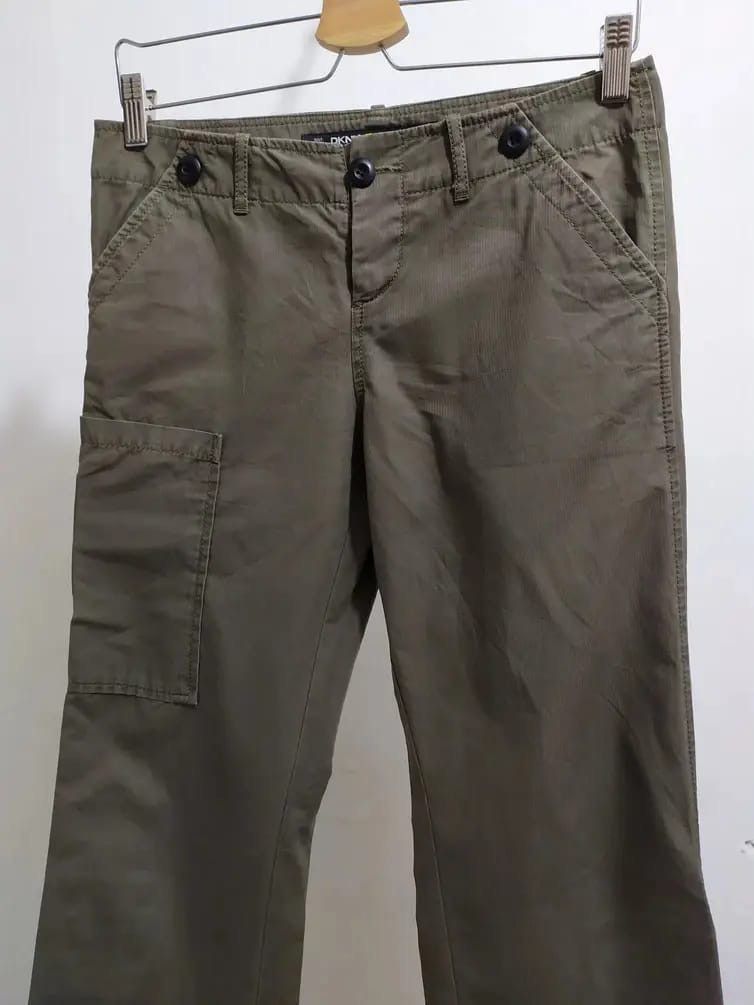 DKNY Rare DKNY Cargo Pants Straps Low Rise Nice Design Pants Size 27" / US 4 / IT 40 - 5 Thumbnail