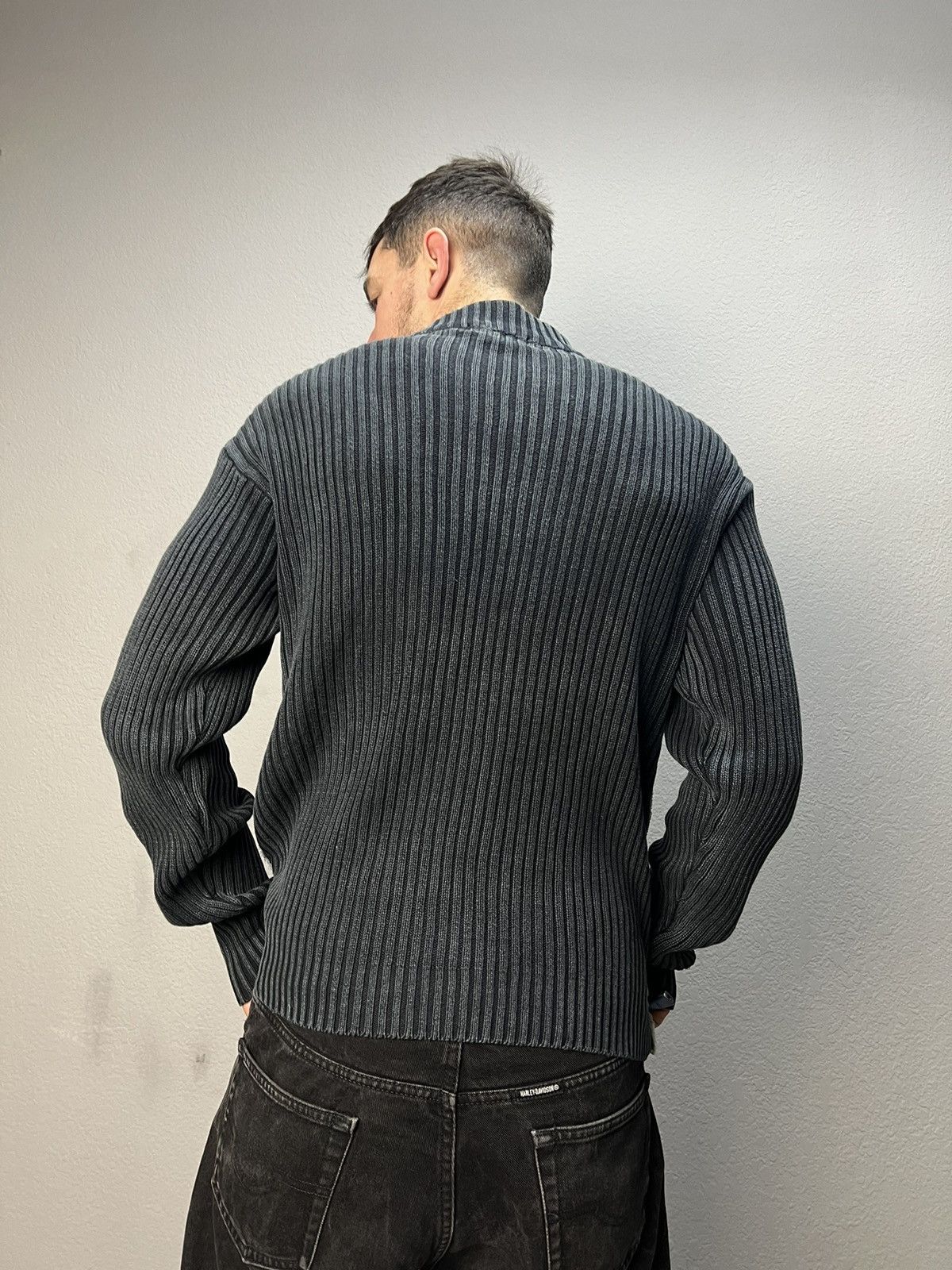 20471120 × Seditionaries VINTAGE Y2K Seditionaries Knitted Print 777 Stylish Sweater Size US L / EU 52-54 / 3 - 11 Thumbnail