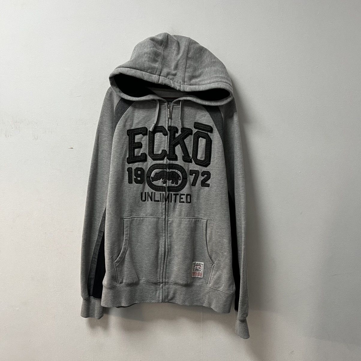 Ecko Unltd. Ecko unltd Zip Hoodie Big Logo Sweatshirt Size US XL / EU 56 / 4 - 1 Thumbnail