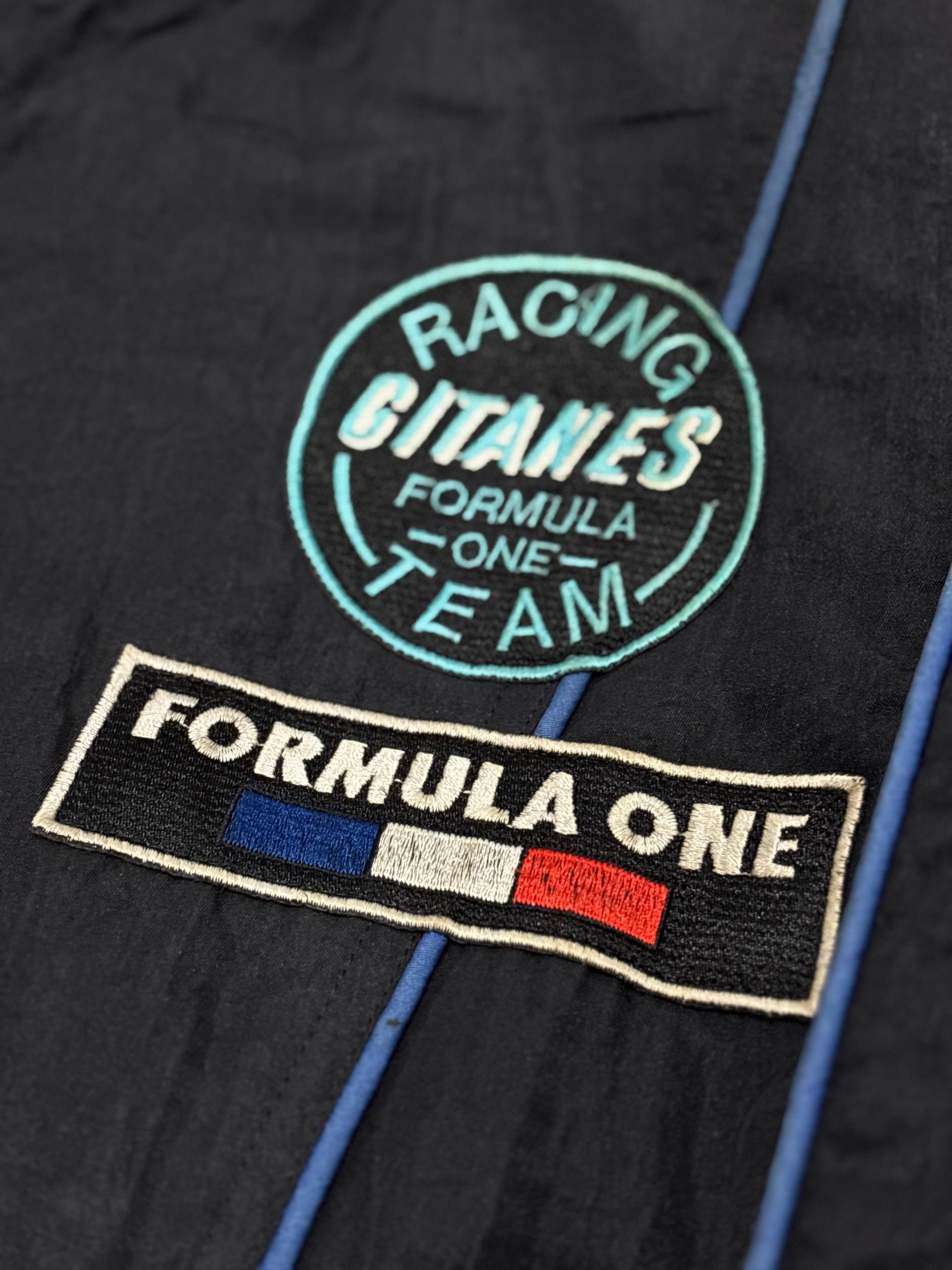 Vintage Vintage 90s Rare Gitanes Ligier Renault Formula One Size US M / EU 48-50 / 2 - 16 Thumbnail