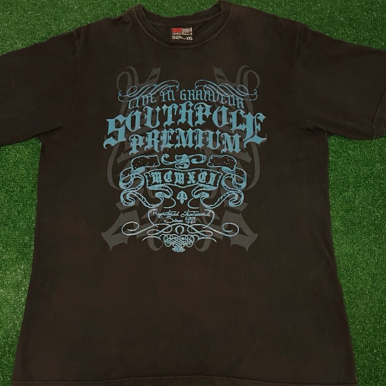 Southpole VINTAGE Southpole MMA Print Shirt Mens Size XXL Black Short Sleeve T-Shirt Grunge Hip Hop Punk Y2K Skater 90s Retro Size US XXL / EU 58 / 5 - 3 Thumbnail