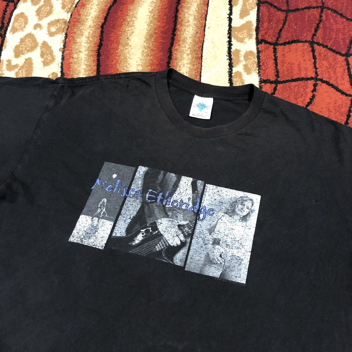 Vintage Thrashed Faded Melissa Etheridge Tour 2001 T Shirt