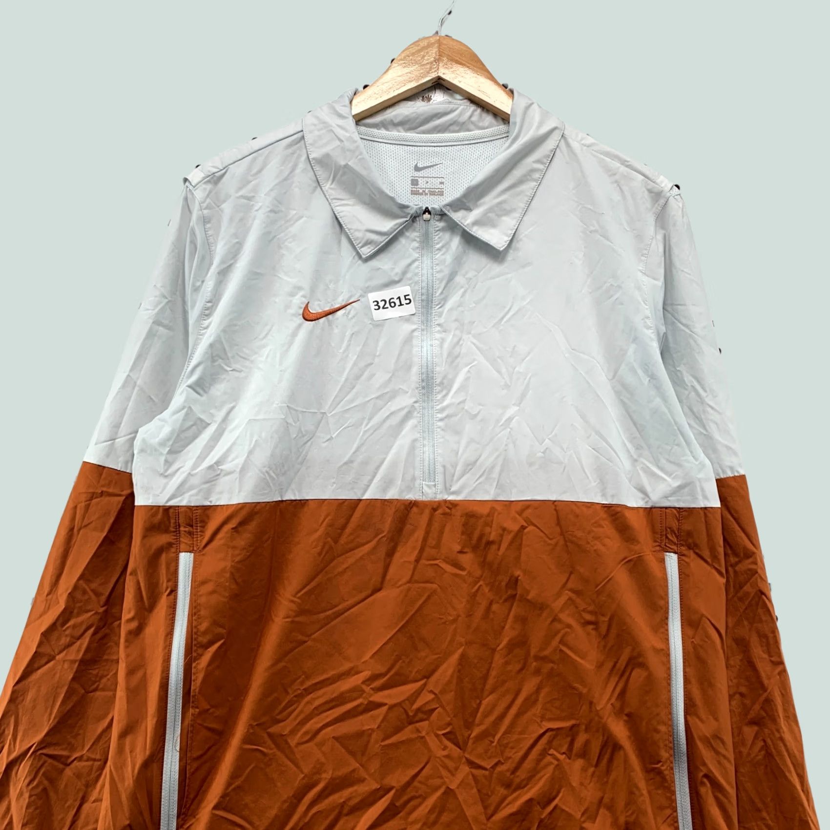 Nike Nike Windbreaker 1/2 Zip Small Pullover White Orange Long Sleeve Collared Mens S Modern Nike Dri-FIT Pullover Windbreaker Size US S / EU 44-46 / 1 - 1 Thumbnail