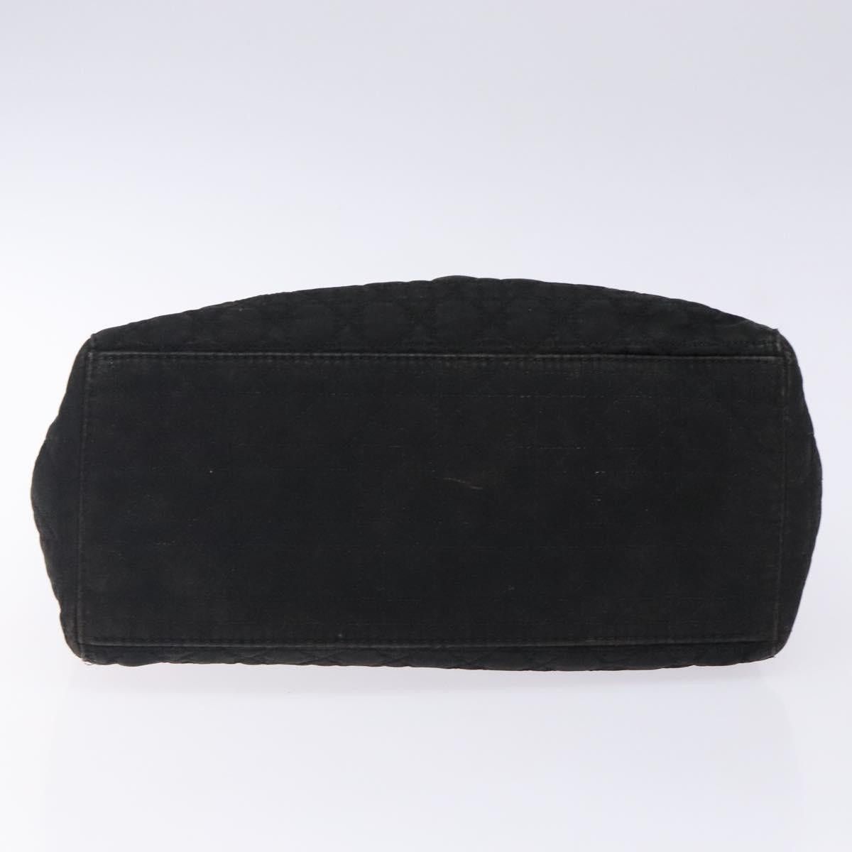 Dior DIOR Canage Hand Bag Nylon Black Gold Size ONE SIZE - 9 Thumbnail