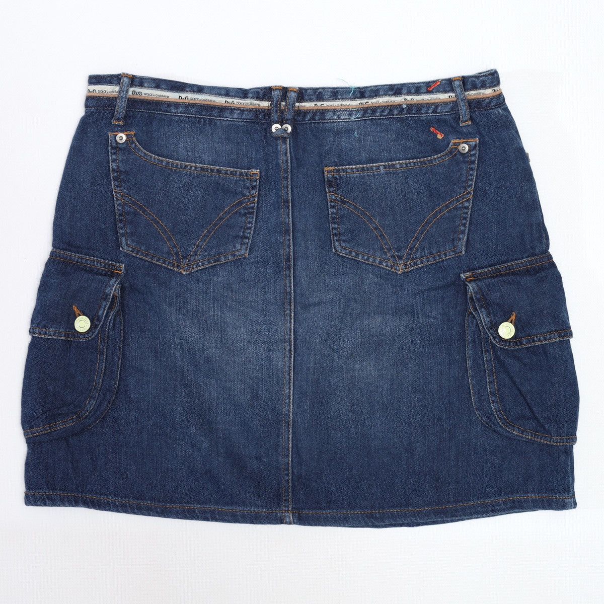 Dolce & Gabbana Dolce Gabbana Denim Jeans Mini Skirt Pocket y2k Size 28" / US 6 / IT 42 - 10 Thumbnail