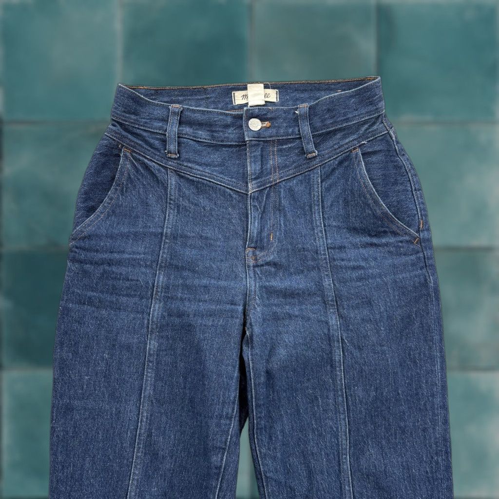 Madewell VINTAGE Madewell The Perfect Vintage Straight Jeans Women's 25 Blue High Rise Denim Y2K Straight Jeans Womens Size 42" / US 20 - 1 Thumbnail