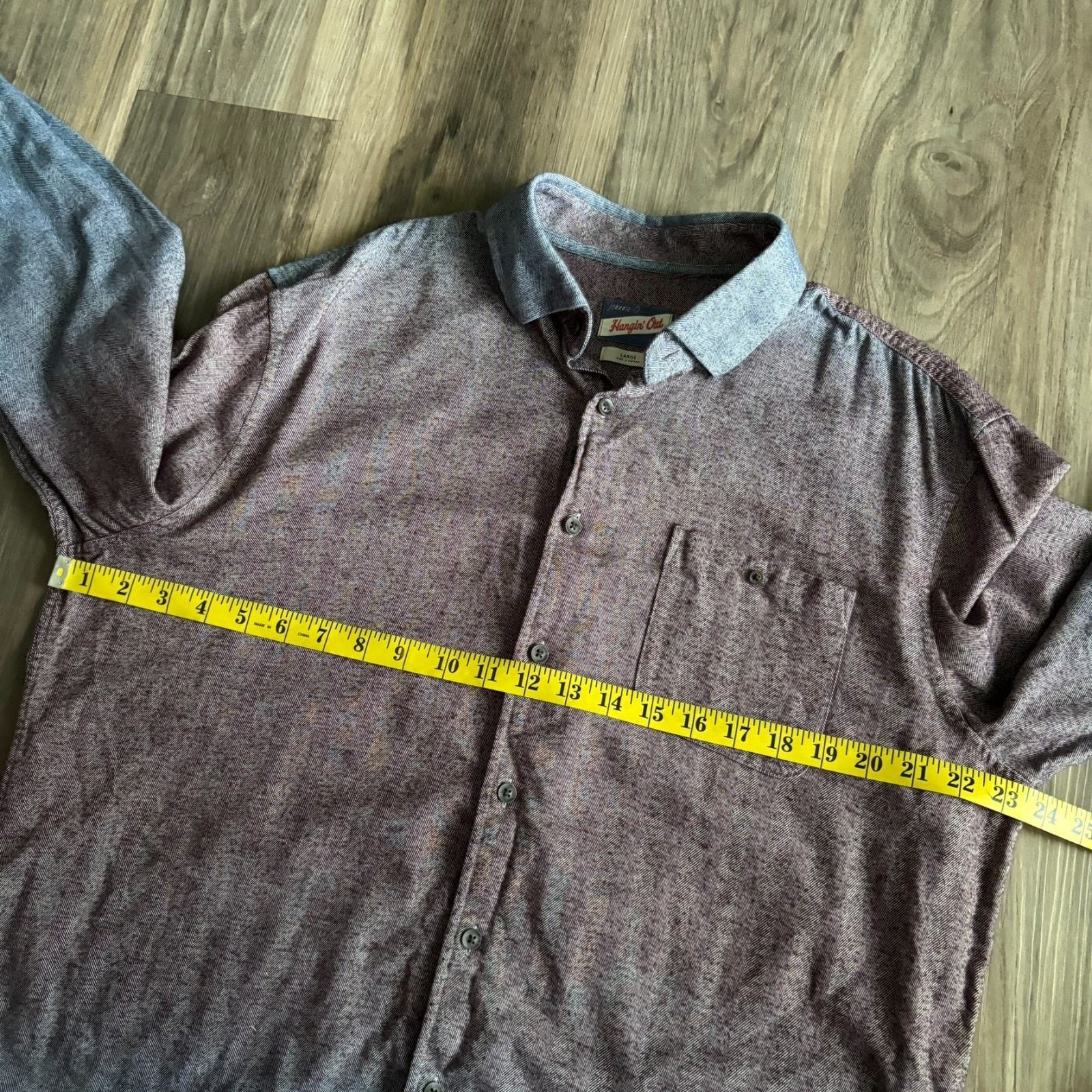 Vintage × johnnie-O Johnnie O Shirt Men's Size L Hombre Blue Maroon Button Up Size US L / EU 52-54 / 3 - 5 Thumbnail