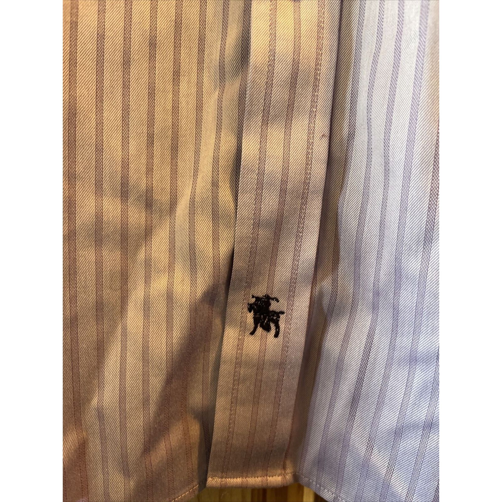 Hart Schaffner Marx Hart Schaffner Marx Men’s 17.5 34 Purple stripe cotton shirt Size US XXL / EU 58 / 5 - 3 Thumbnail