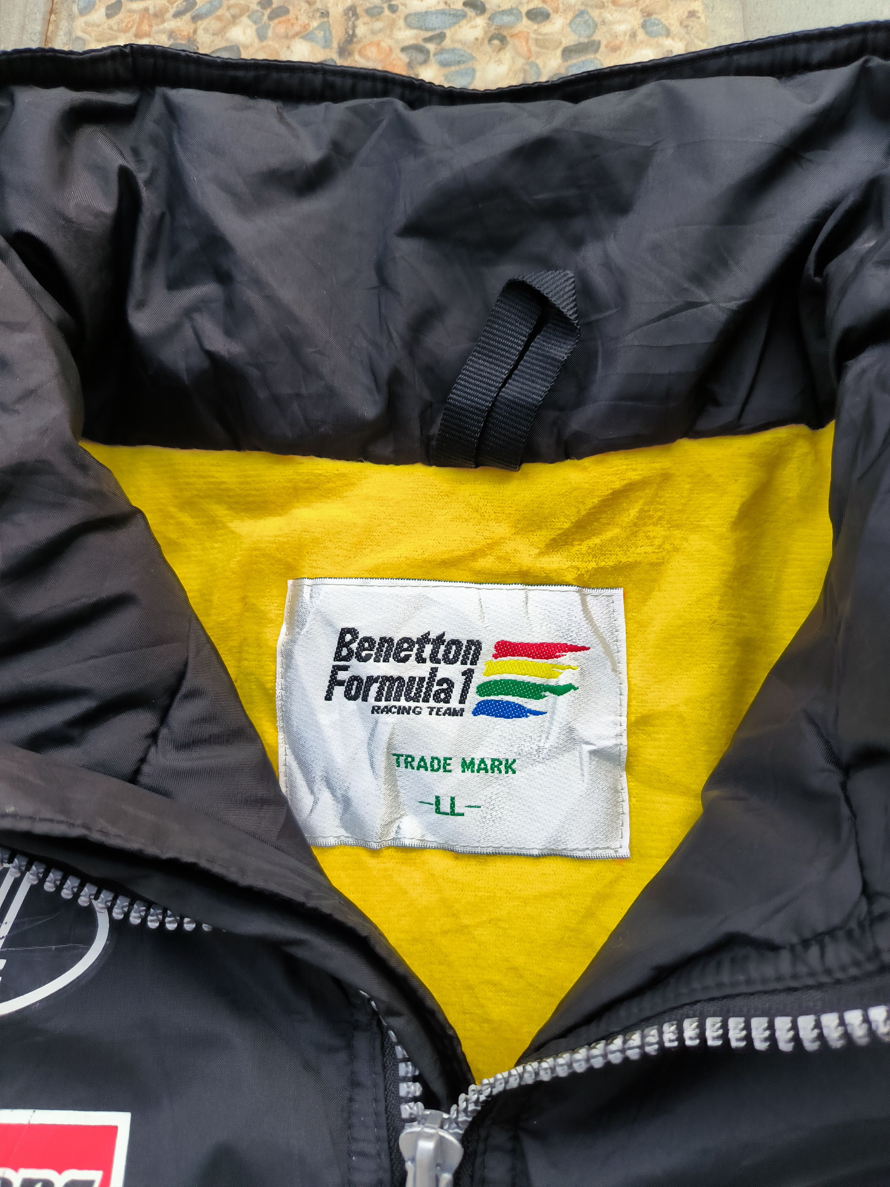 Benetton Vintage 1990s Benetton F1 Taped Jacket Size US XL / EU 56 / 4 - 3 Thumbnail