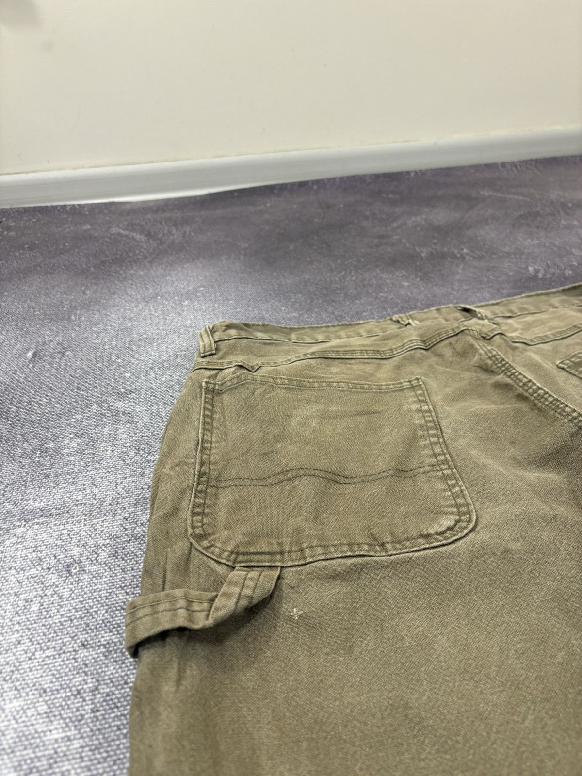 Dickies Vintage Dickies Y2K American Olive Hype Cropped Baggy Shorts Size US 38 / EU 54 - 5 Thumbnail