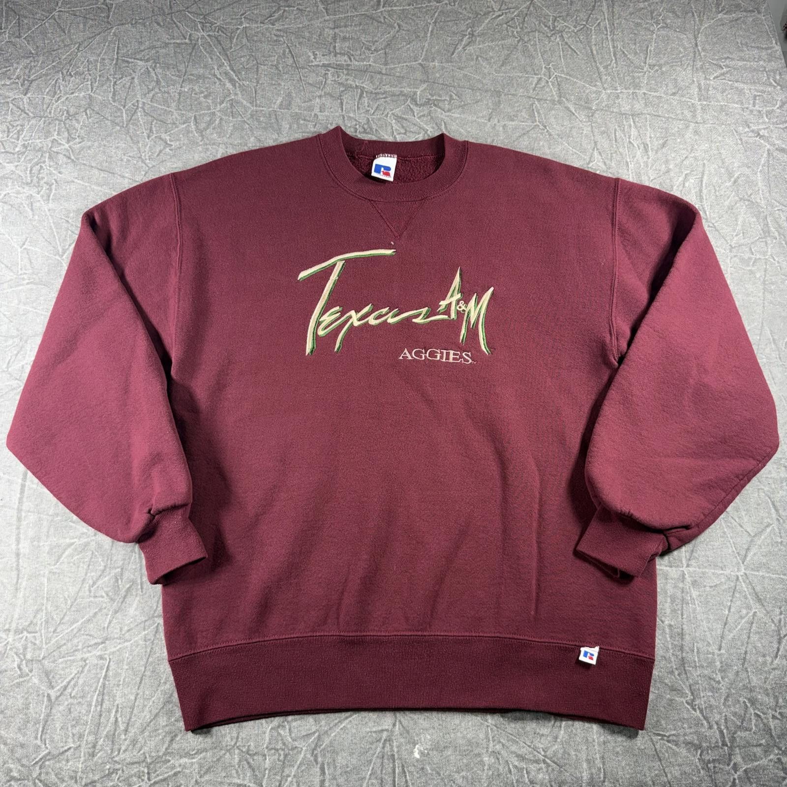 Russell Athletic Russell Athletic Sweater Unisex L Maroon Texas A&M Aggies Size US L / EU 52-54 / 3 - 1 Thumbnail
