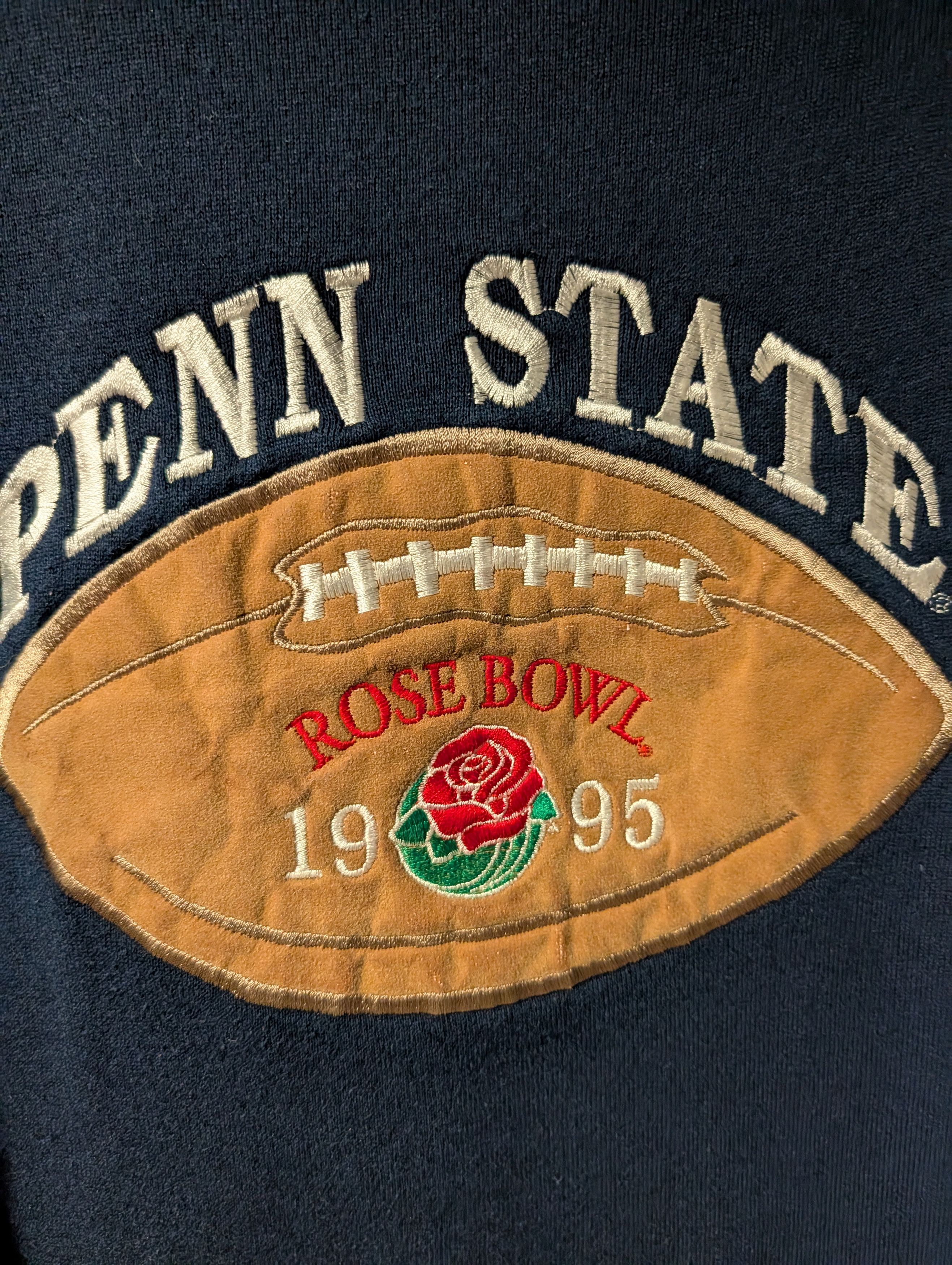 NCAA Vintage 1995 Penn State Nittany Lion Rose Bowl Sweatshirt Size US L / EU 52-54 / 3 - 2 Thumbnail