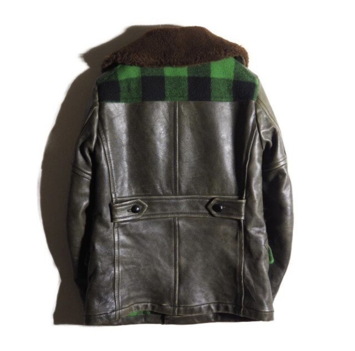 Number (N)ine Number (N)ine Fall/Winter 2008 Leather & Wool Blend Jacket Size US M / EU 48-50 / 2 - 2 Thumbnail