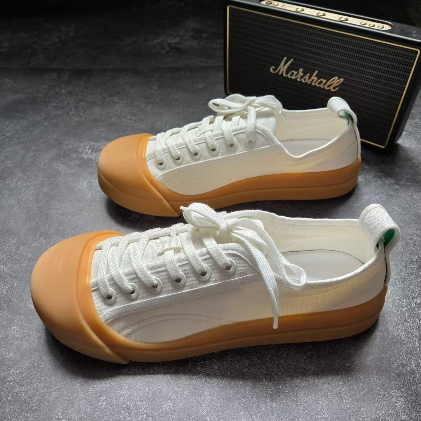 Bottega Veneta Bottega Veneta White Brown Chunky Shoes Size US 8 / EU 41 - 1 Thumbnail