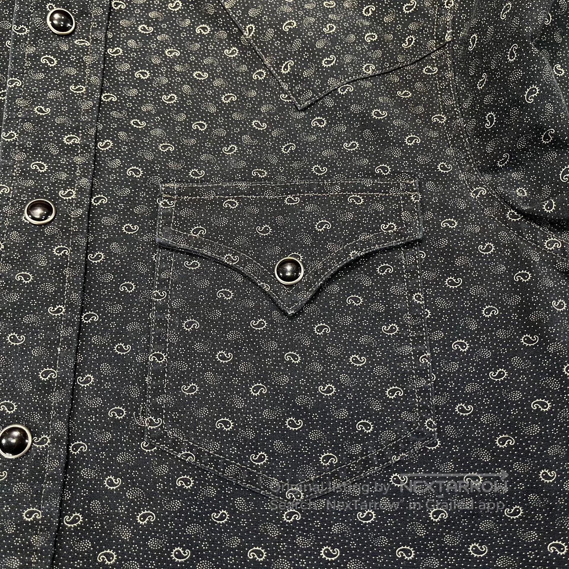 RRL Ralph Lauren RRL Double RL Bandana Western Shirt. Size US XS / EU 42 / 0 - 8 Thumbnail